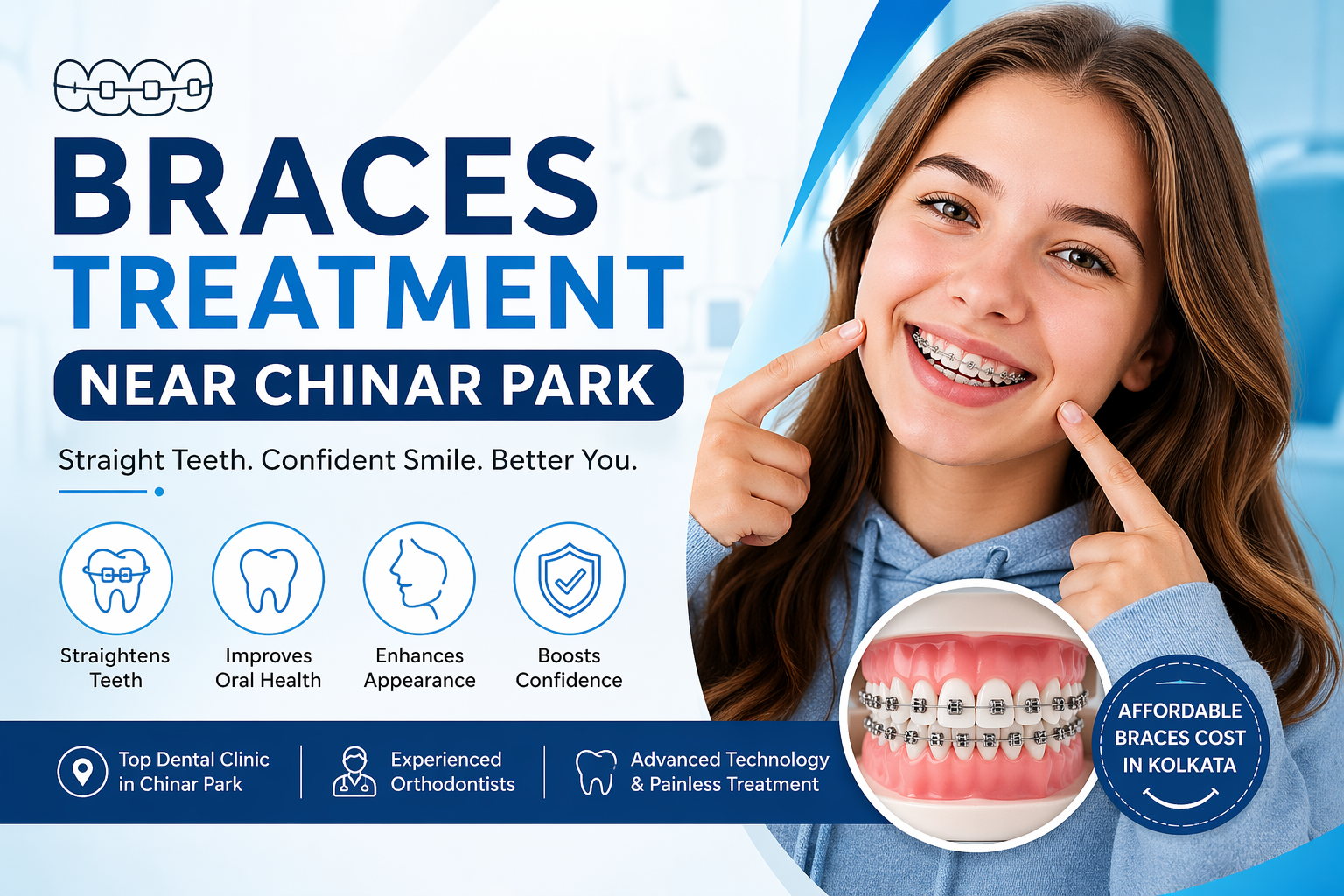 Read more about the article Top Dental Clinic for braces treatment near Chinar Park